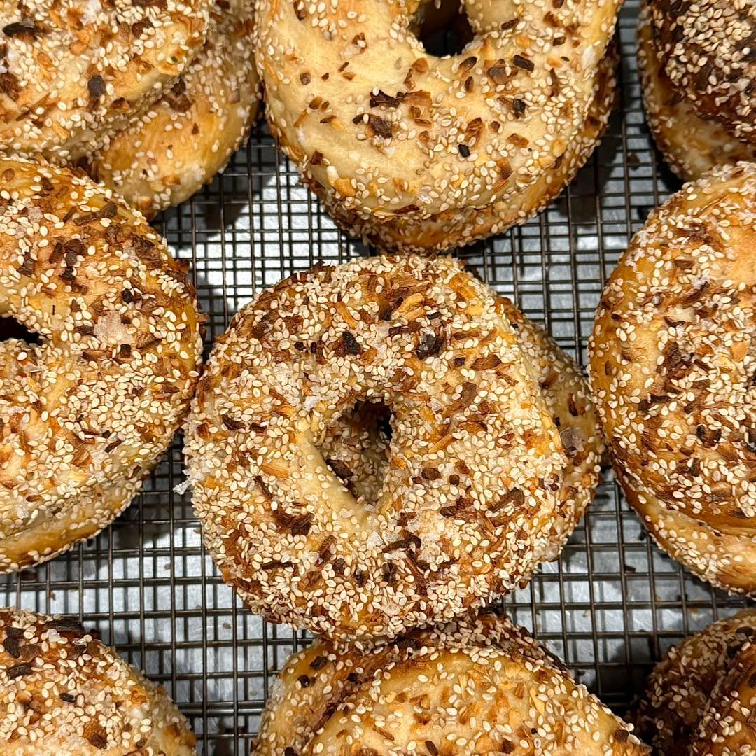 Bagel Special: Salted Onion Sesame