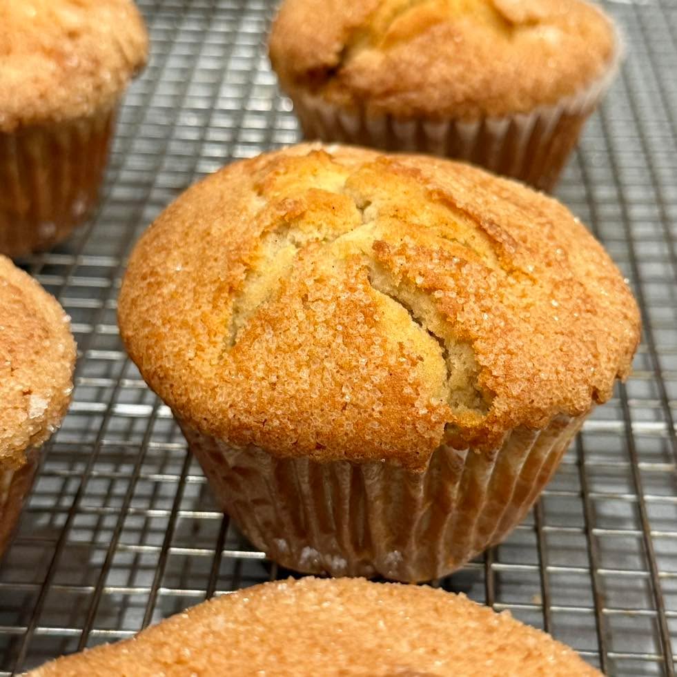 Banana Vanilla Bean Cornbread Muffin