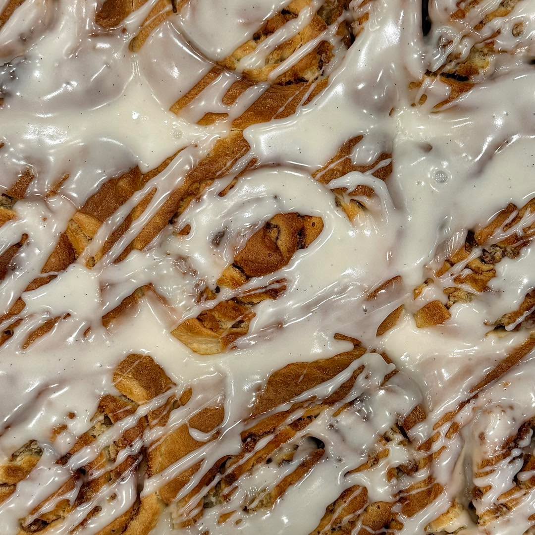 Glazed Cinnamon Cake Roll