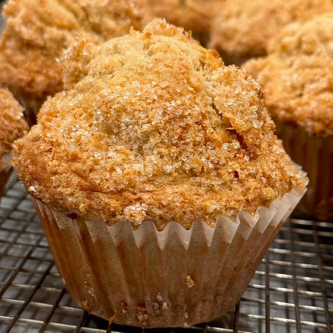 Toasted Coconut Almond Muffin