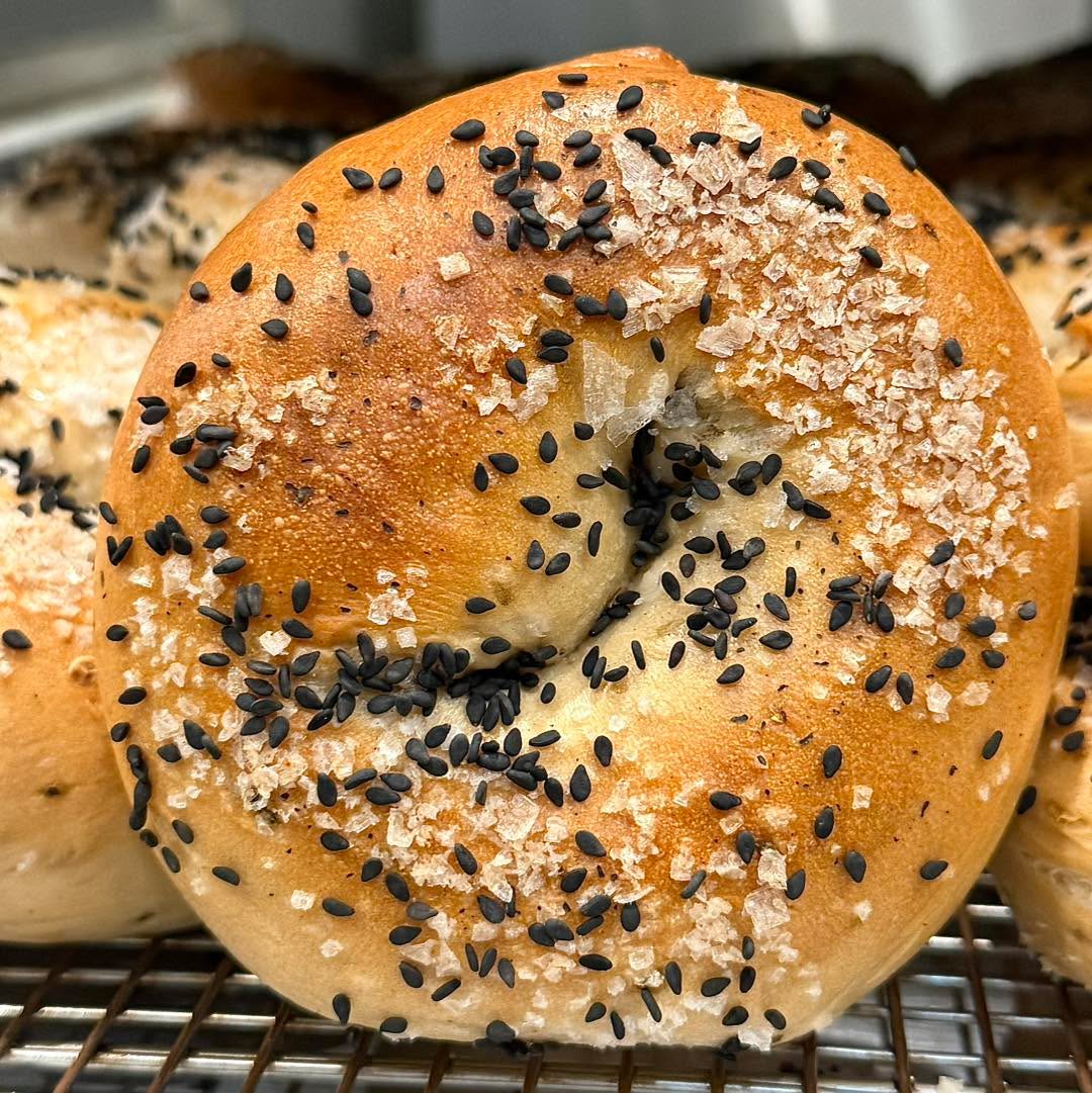New Bagel Special Flavor: Salted Black Sesame Jalapeño
