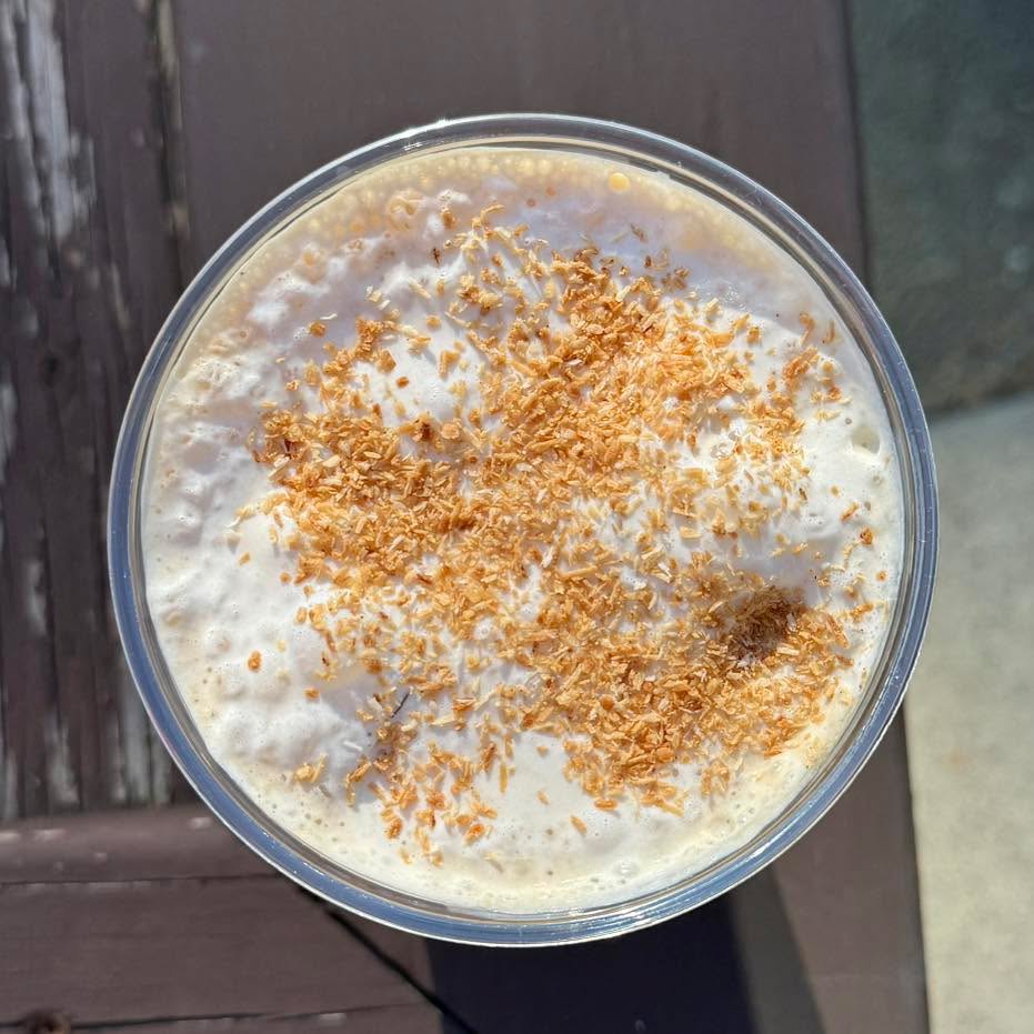 Cinnamon Toasted Coconut Latte available through Sunday, October 11th!