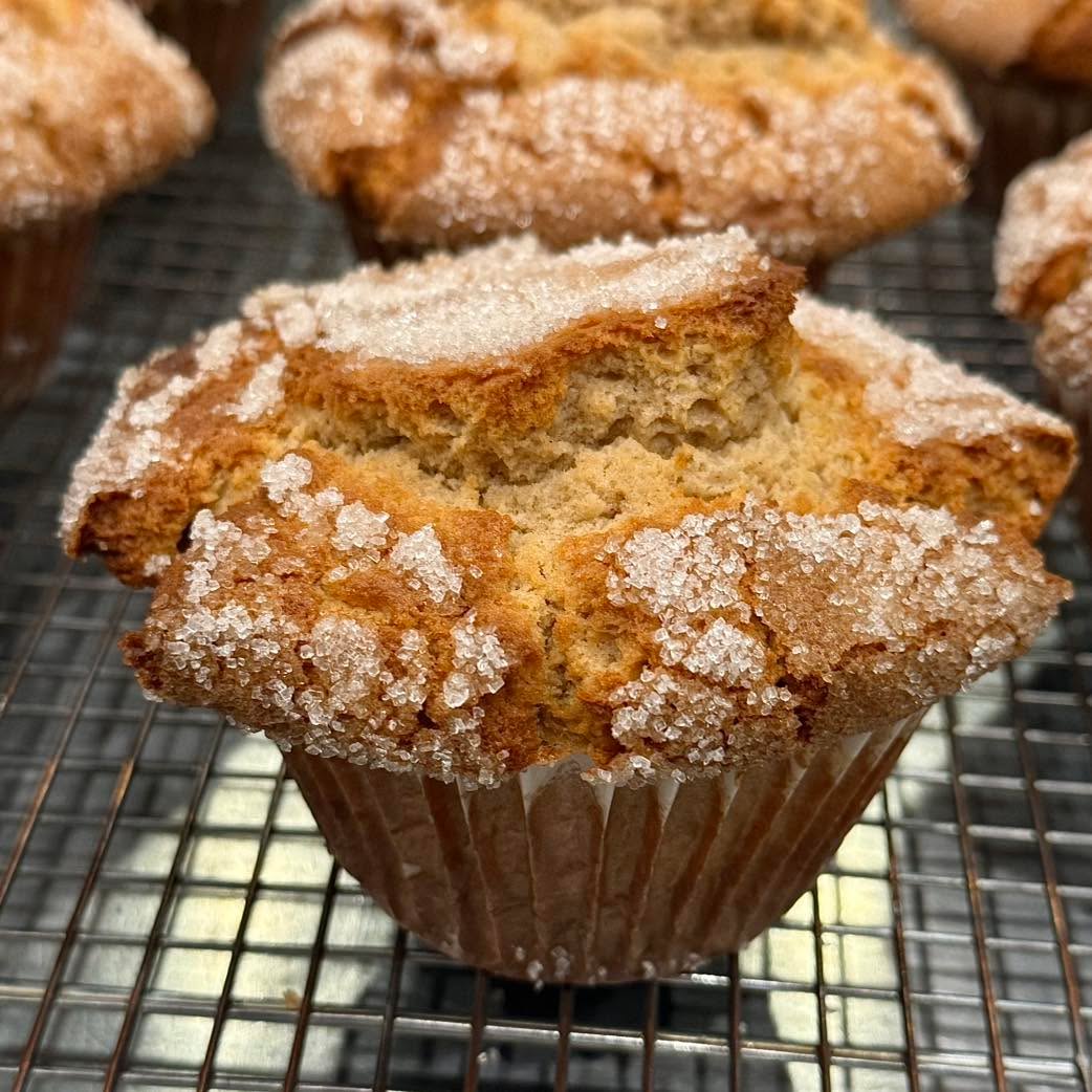 Peanut Butter Cinnamon Vanilla Bean Muffin
