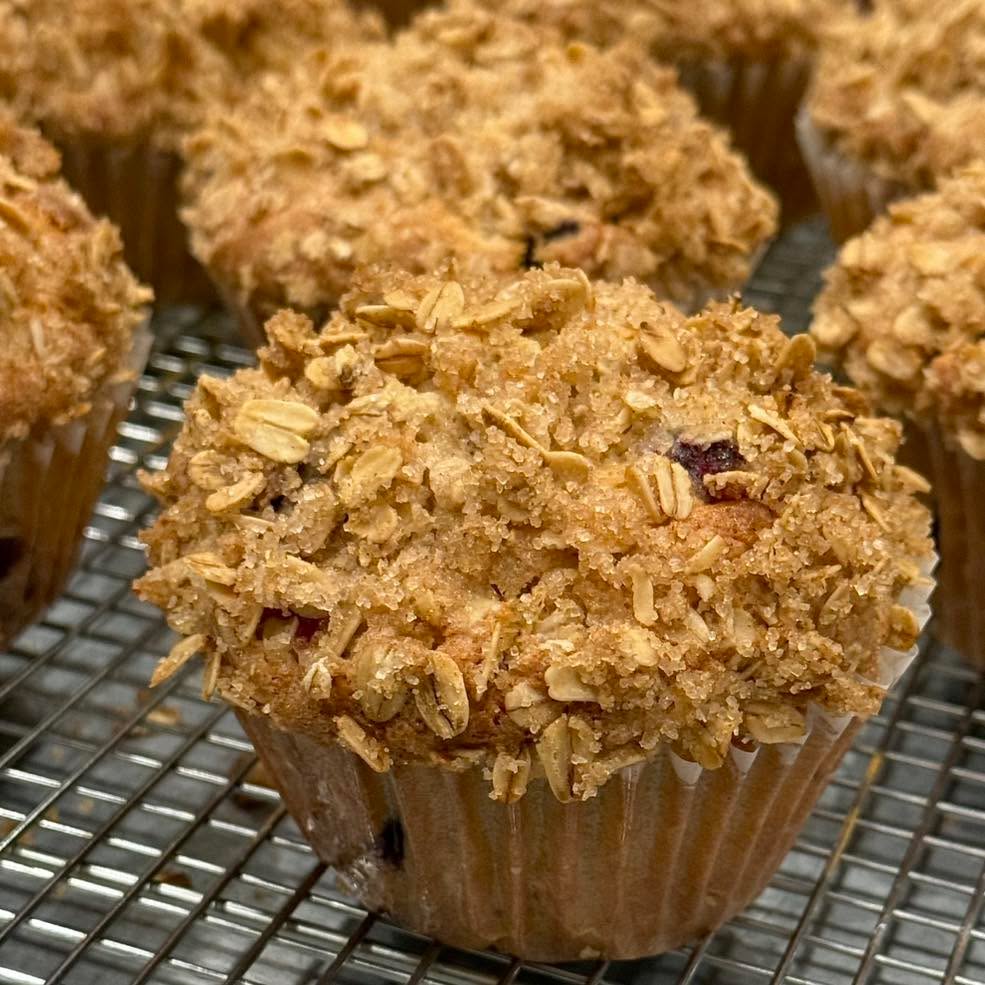 Blueberry Cinna-Crumb Muffin