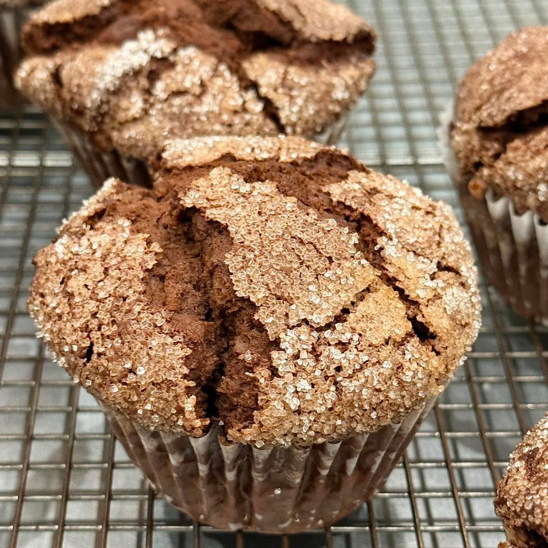 Vegan Chocolate Hazelnut Muffin
