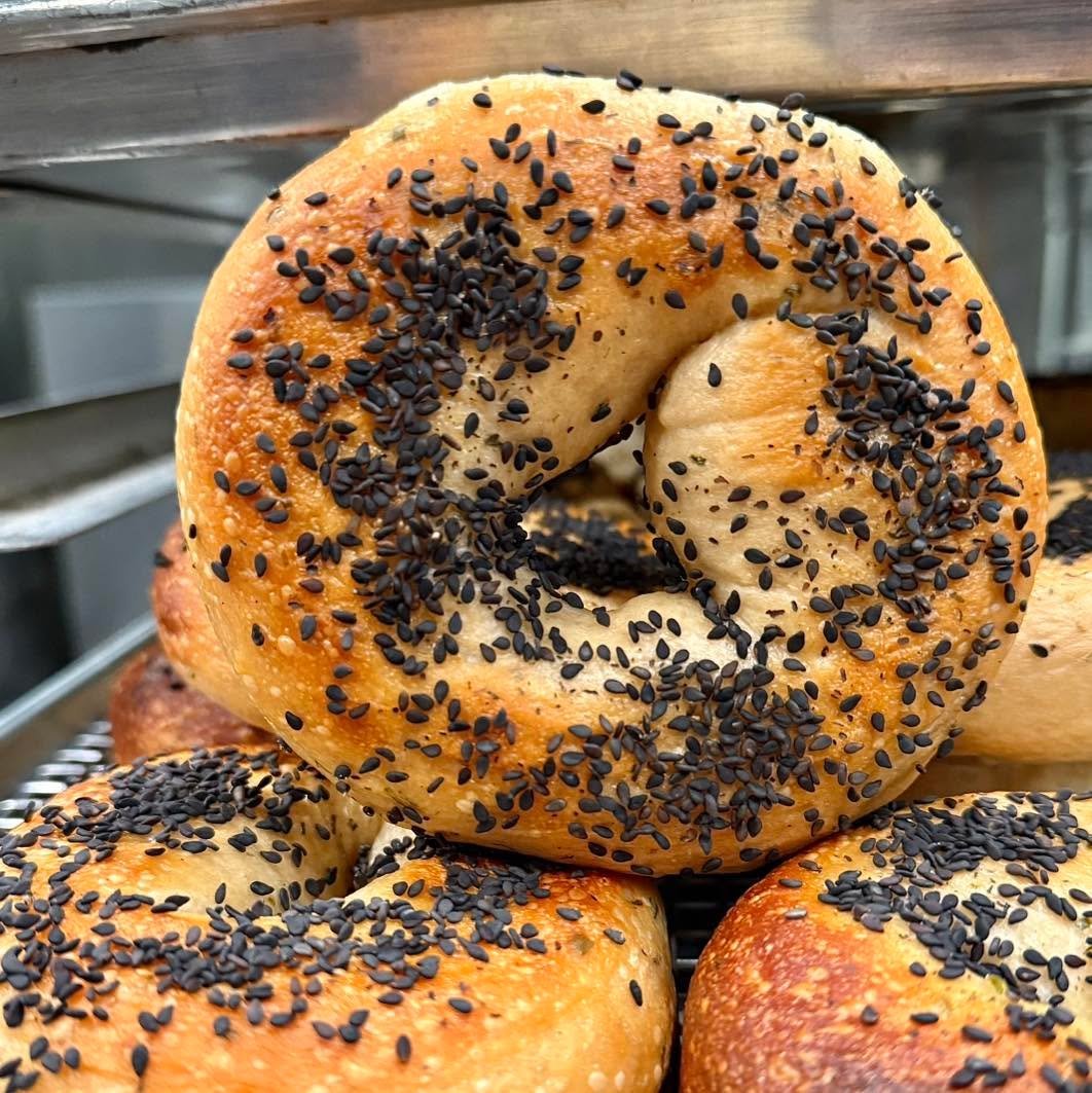Bagel Special: Black Sesame Chive