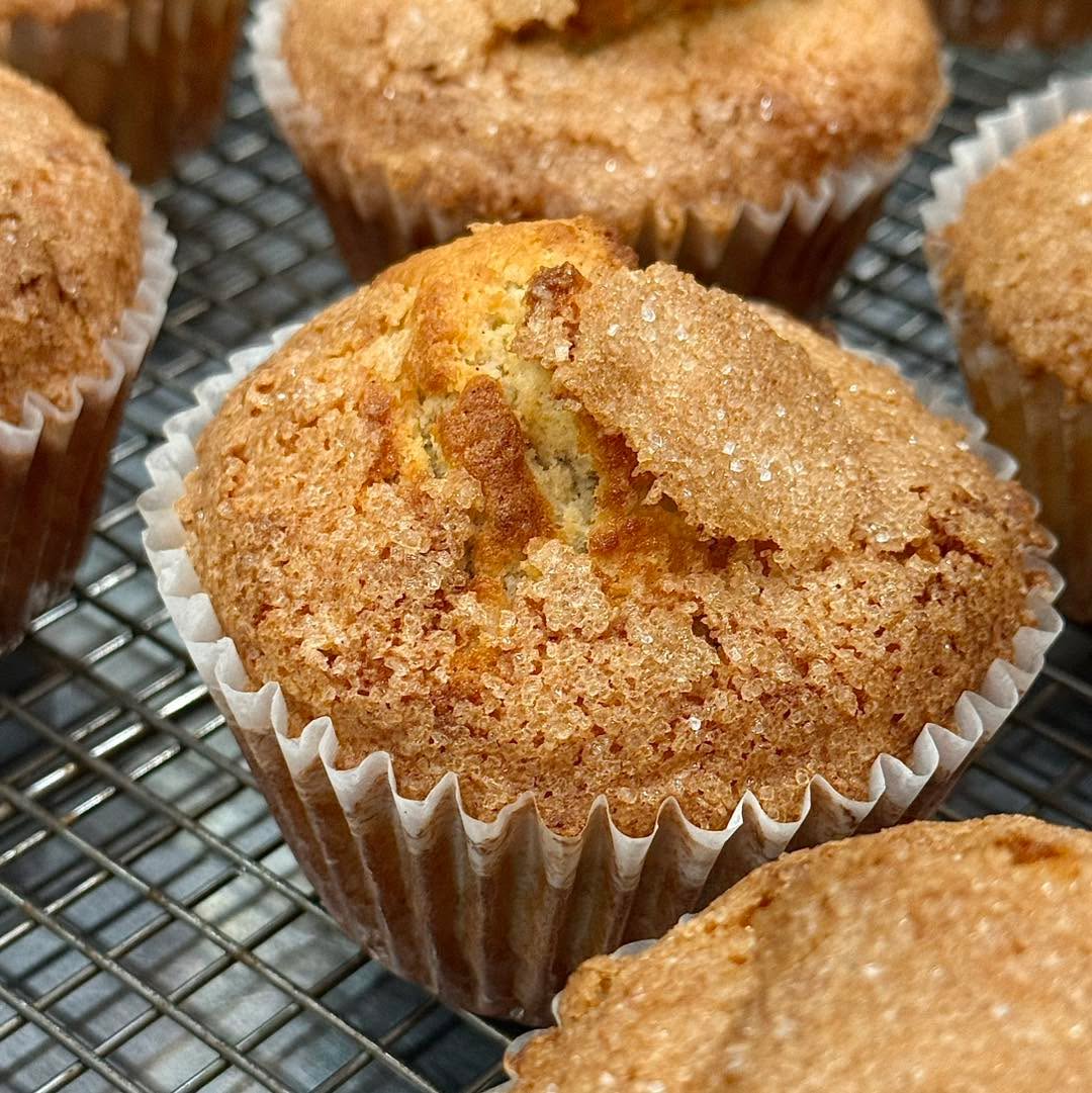 Back by Popular Demand… Banana Vanilla Bean Cornbread Muffin
