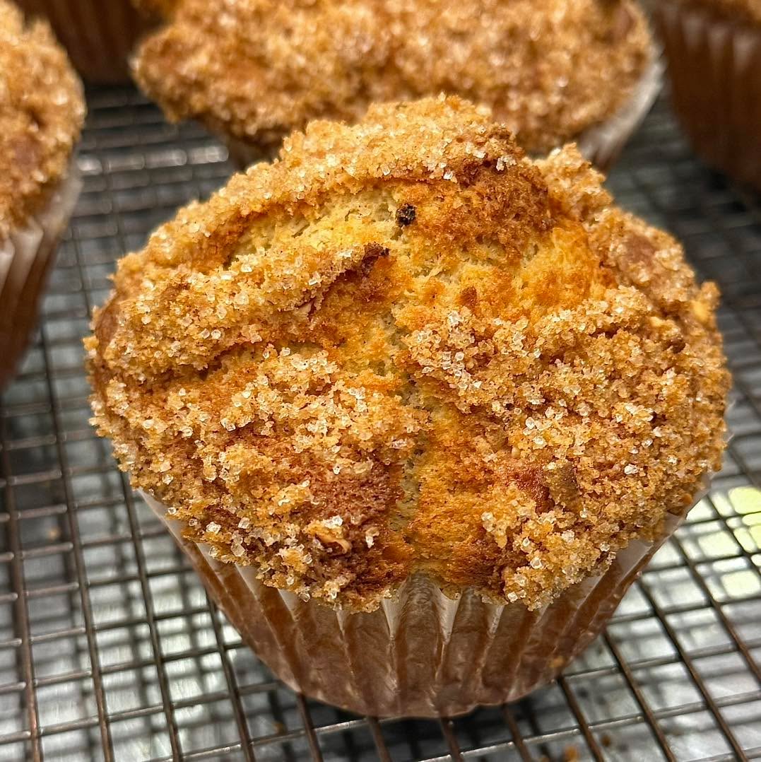 Vanilla Almond Crumble Muffin
