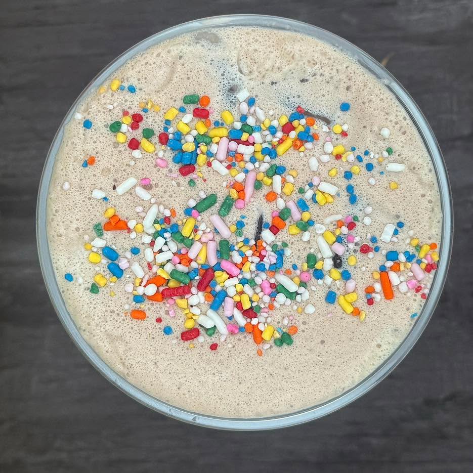 “Chocolate Birthday Cake” Latte available through Sunday, August 30th!