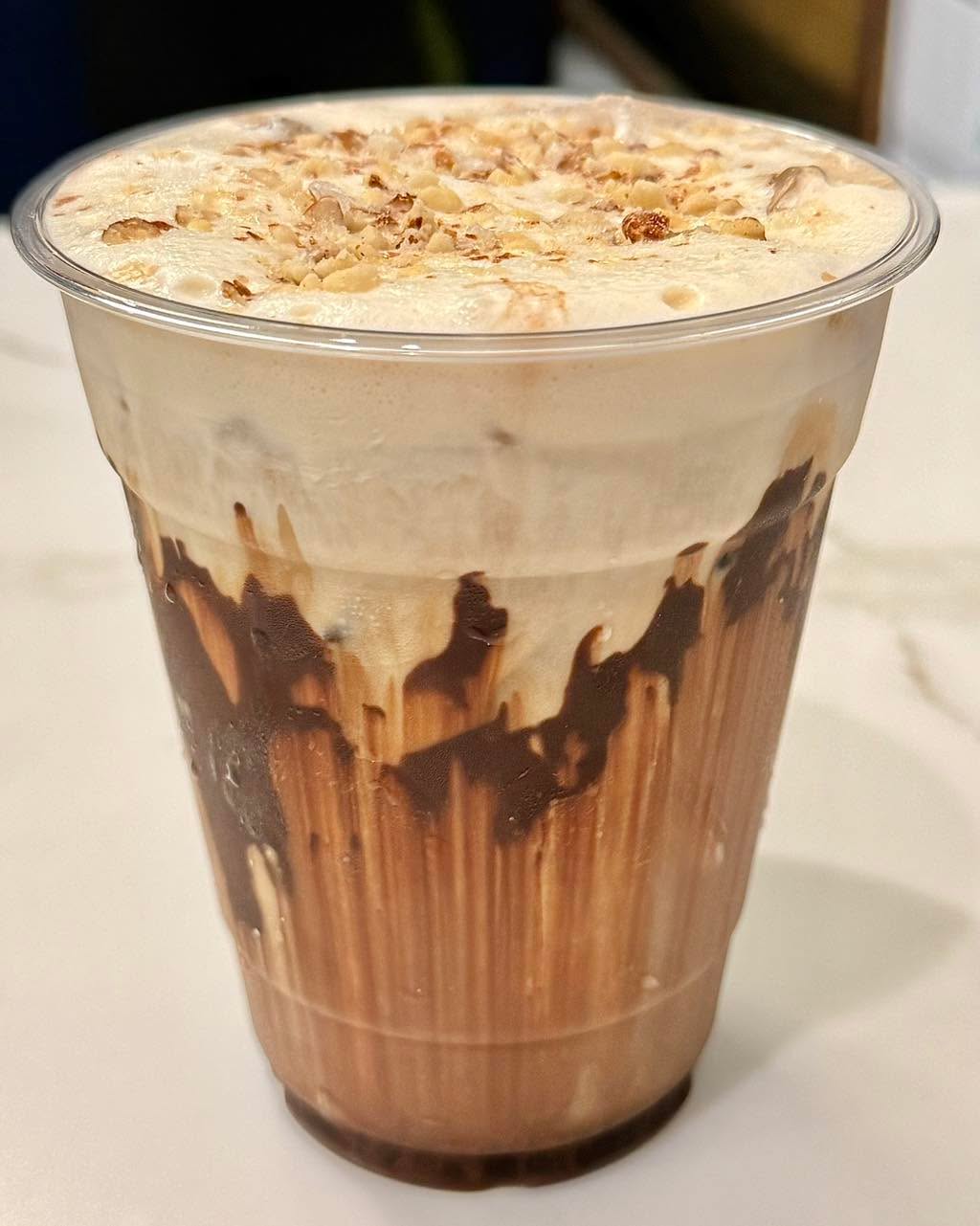 “Salted Almond Mocha” Latte