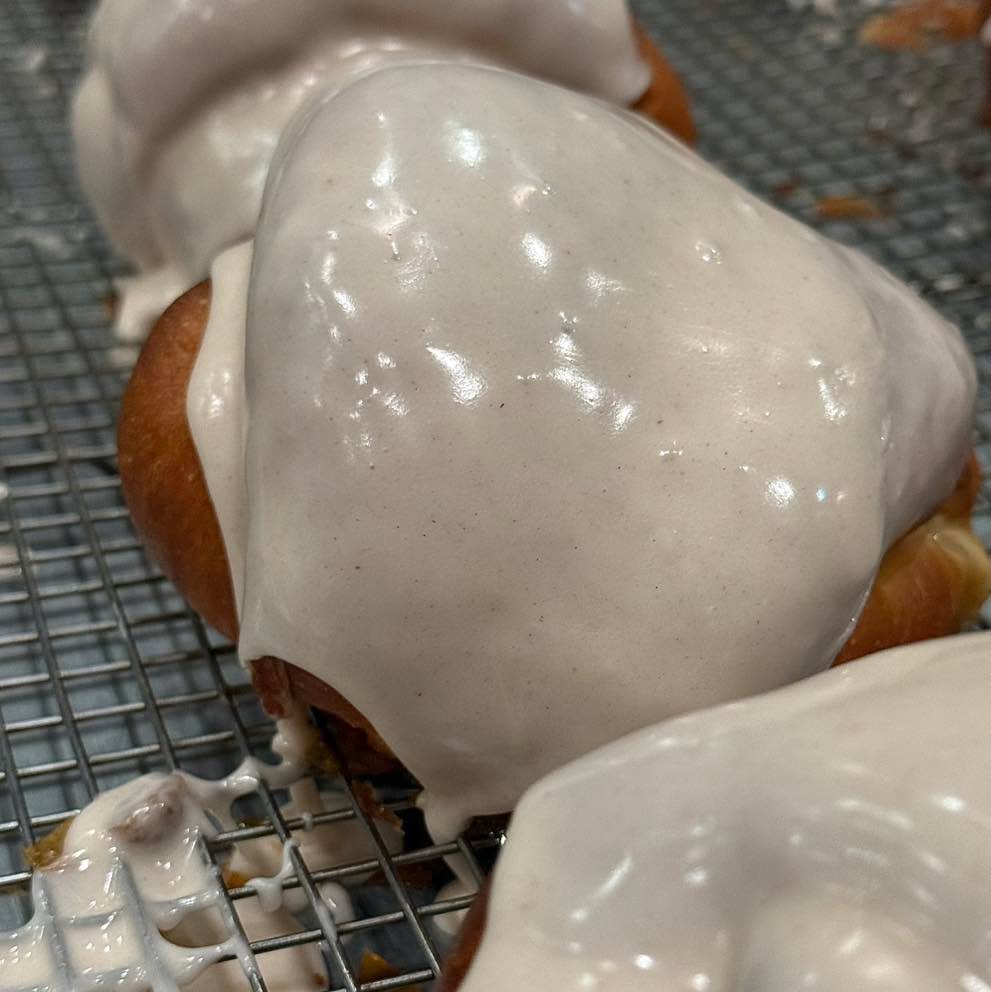 Glazed Pecan Cookie Challah Pocket